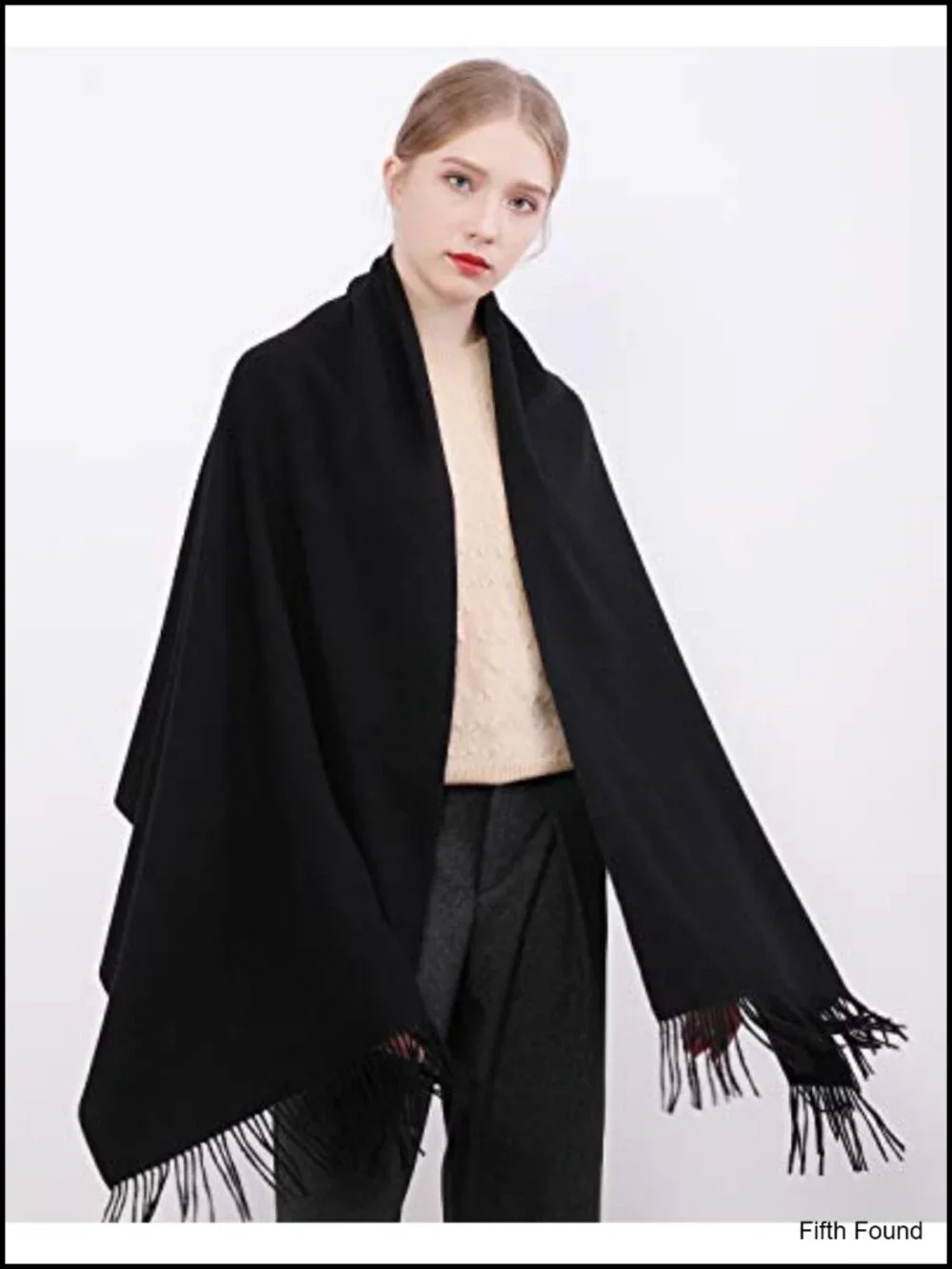 Large Soft Pashmina Shawl Wrap Evening Dress Winter Scarf